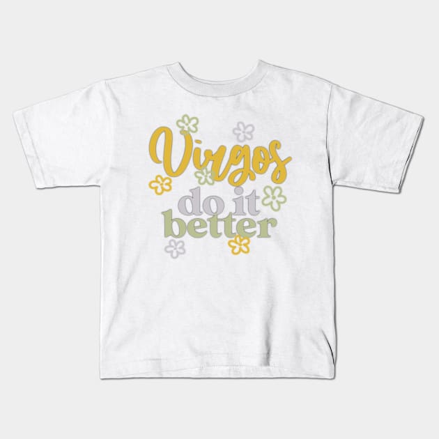 Virgo Kids T-Shirt by nicolecella98